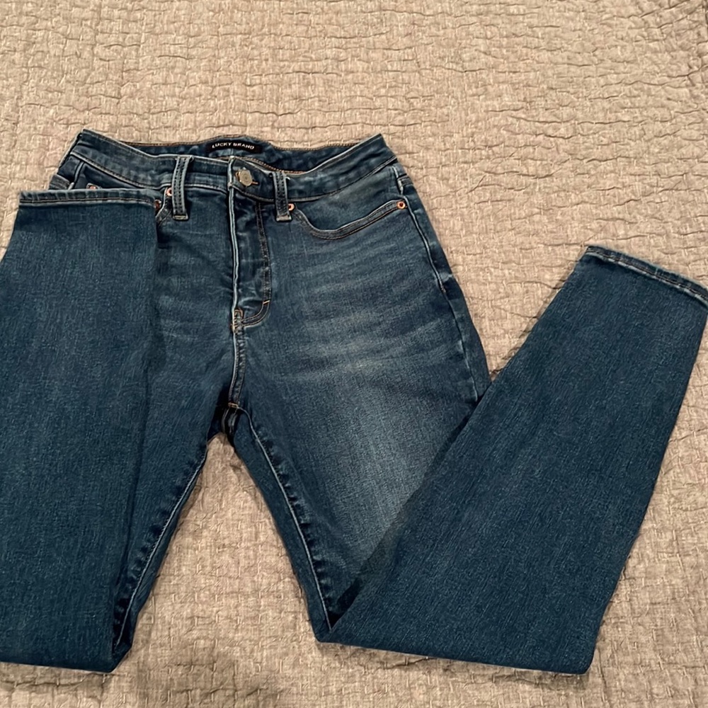 Lucky Brand High Rise Skinny Curvy Womens Jeans